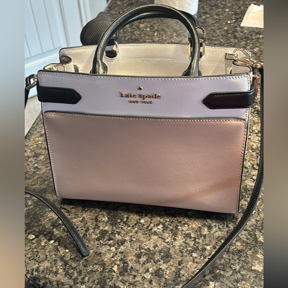 Kate Spade Cream and White Crossbody Bag